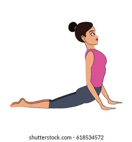 woman doing yoga icon