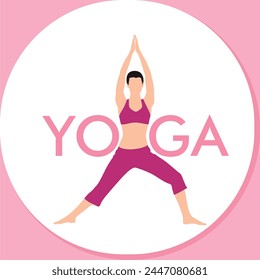A woman is doing yoga on international yoga day.