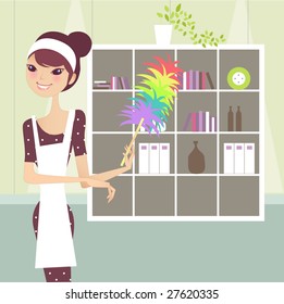 Woman In Domestic Household Role