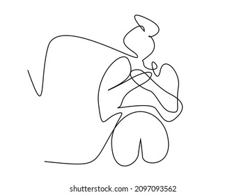 woman drawing happy hands to heart  concept.
