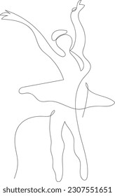 woman, drawing, isolated, illustration, vector, dance, happy, young, sketch, art, dancer, people, man, one line, concept, person, outline, female, graphic, design, hand, continuous, modern, doodle