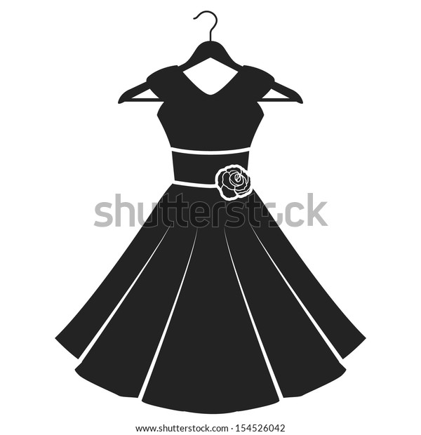 女性のドレスのアイコン ベクターイラスト のベクター画像素材 ロイヤリティフリー