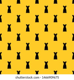 Woman dress pattern seamless vector repeat geometric yellow for any design