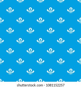 Woman dress pattern vector seamless blue repeat for any use