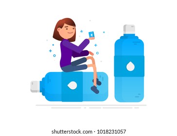 Cartoon Boy Drinking Water Images, Stock Photos & Vectors | Shutterstock
