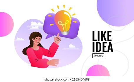 Woman engaged and sharing her creativity and ideas. communicating with like-minded people. Creativity, ingenuity, communication concept. female online assistant offering creative idea. social media.