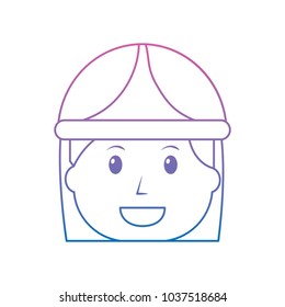 woman engineer or contractor icon image 