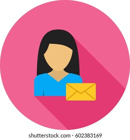 Woman with Envelope