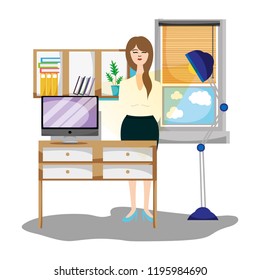 Woman executive worker