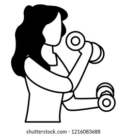 woman and exercise design