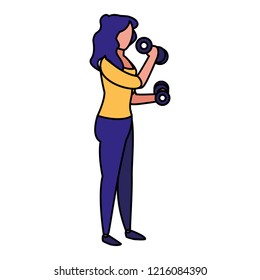woman and exercise design