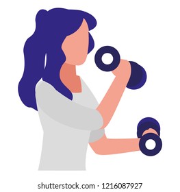 woman and exercise design