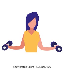 woman and exercise design