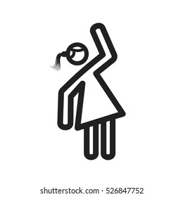 Woman Exercising
