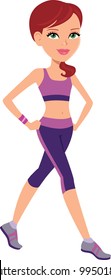 Woman exercising