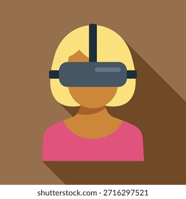 Woman experiencing virtual reality using vr headset, exploring immersive metaverse simulation