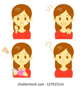 woman expression
