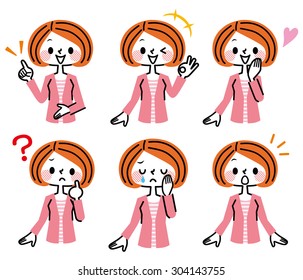 Woman expression