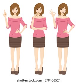 Woman expression.