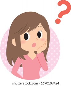 woman expression and emotions,question  and why