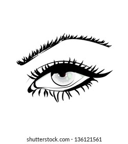 Woman eye 