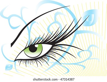 Woman eye