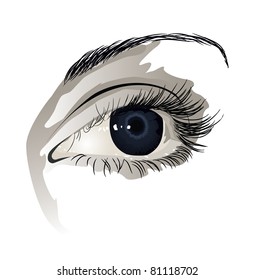 Woman eye