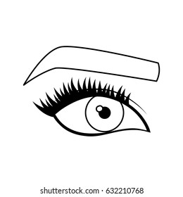 woman eye icon