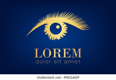 Woman eye vector