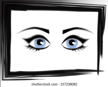 Woman eyes