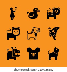 woman, eyes, pride and smile icon set. Vector illustration for web and design.