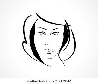 woman face