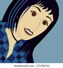 Woman face