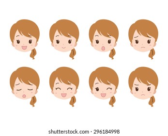 woman face