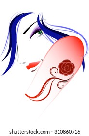 woman face 