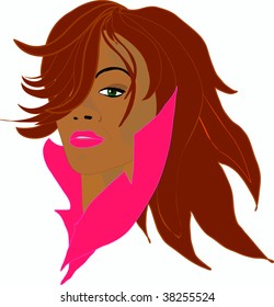 woman face