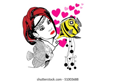 woman face