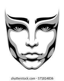 Woman face