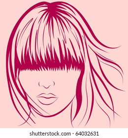 woman face