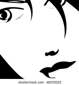 Woman face