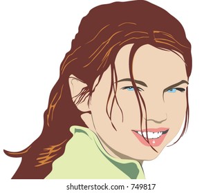 Woman face