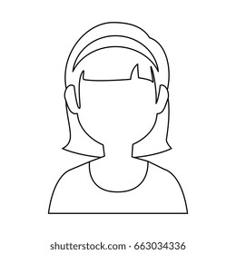 woman face cartoon