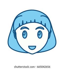 woman face cartoon