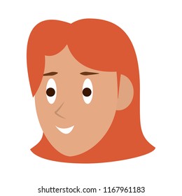 Woman face cartoons