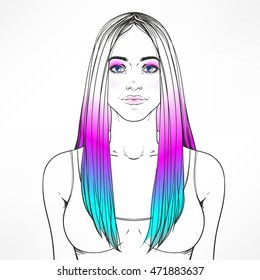 Bilder Stockfotos Und Vektorgrafiken Summer Hair Colors