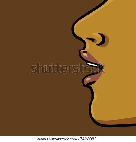 Similar – Image, Stock Photo Detail face chocolate colored dog, Labrador, with focus on one eye
