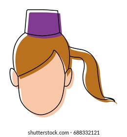 woman face employee worker person character