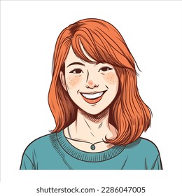 A woman with a face and expression that is happy and full of joy