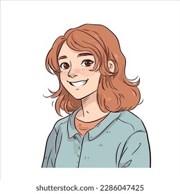 A woman with a face and expression that is happy and full of joy