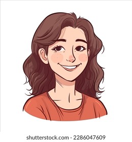 A woman with a face and expression that is happy and full of joy